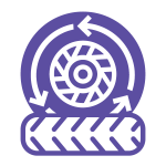 Tire rotation icon